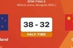 差距不大！中国男篮U16半场32-38落后新西兰男篮 张懿赵杰9分4板